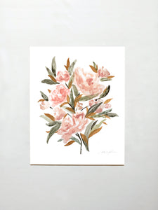 Pink Floral Vol 2, Framed - Serve Coffe Co.