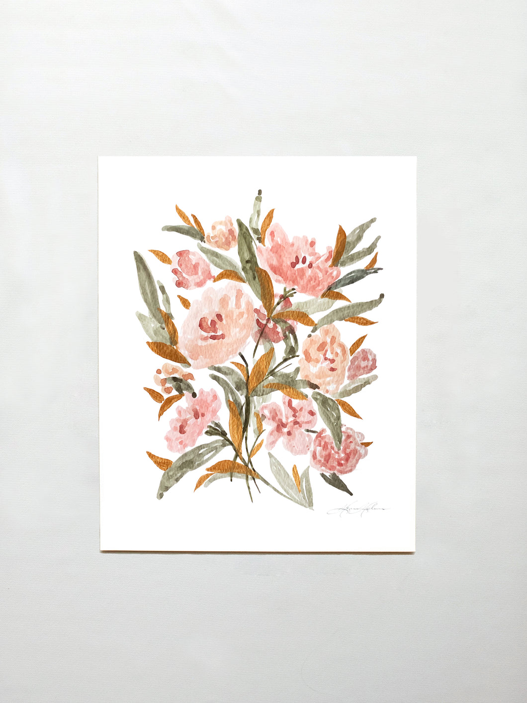 Pink Floral Vol 3, Framed - Serve Coffe Co.