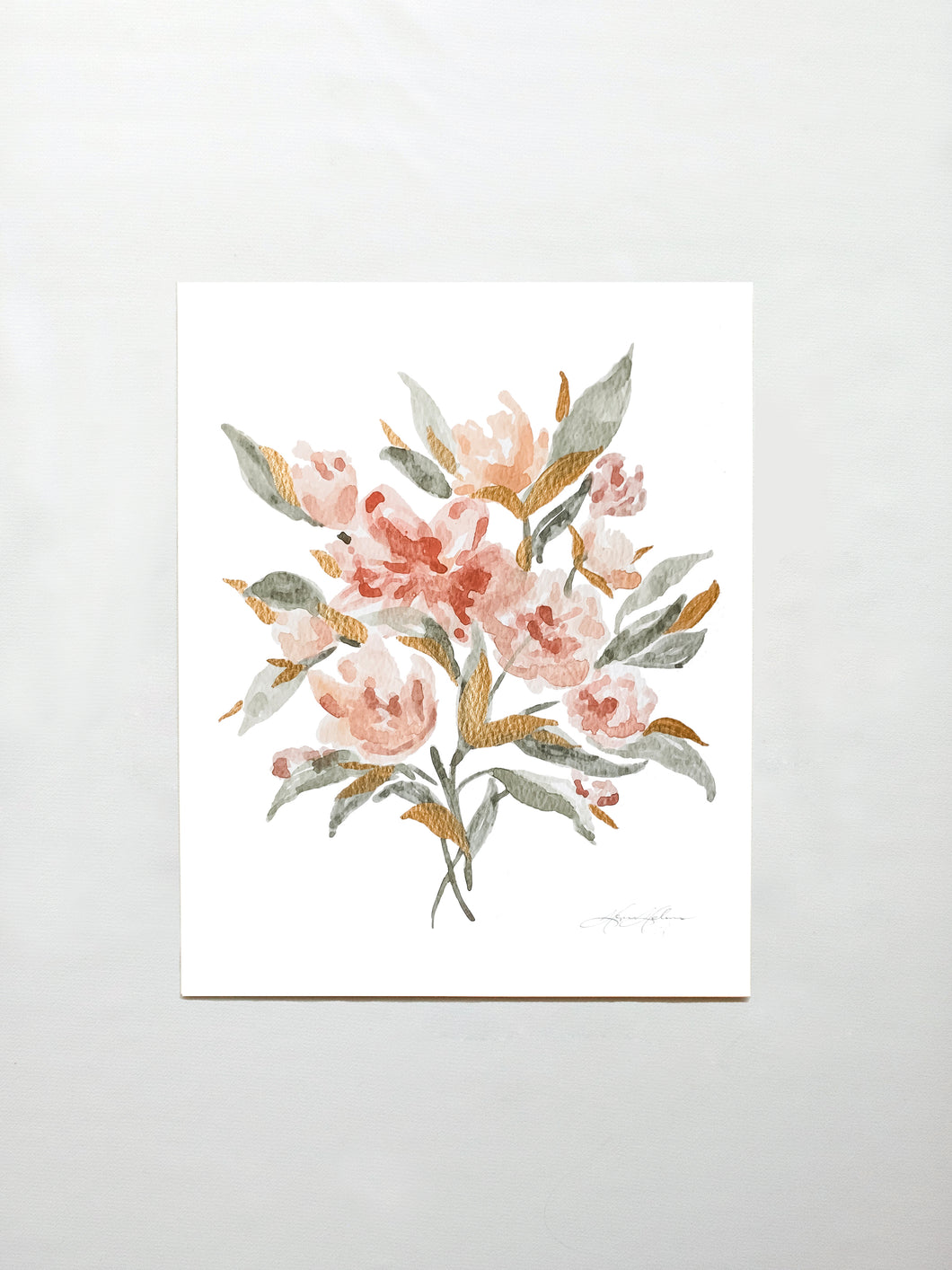 Pink Floral Vol 1, Framed - Serve Coffe Co.